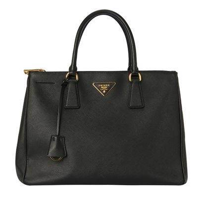 Saffiano Executive Double Zip Medium Tote, front view